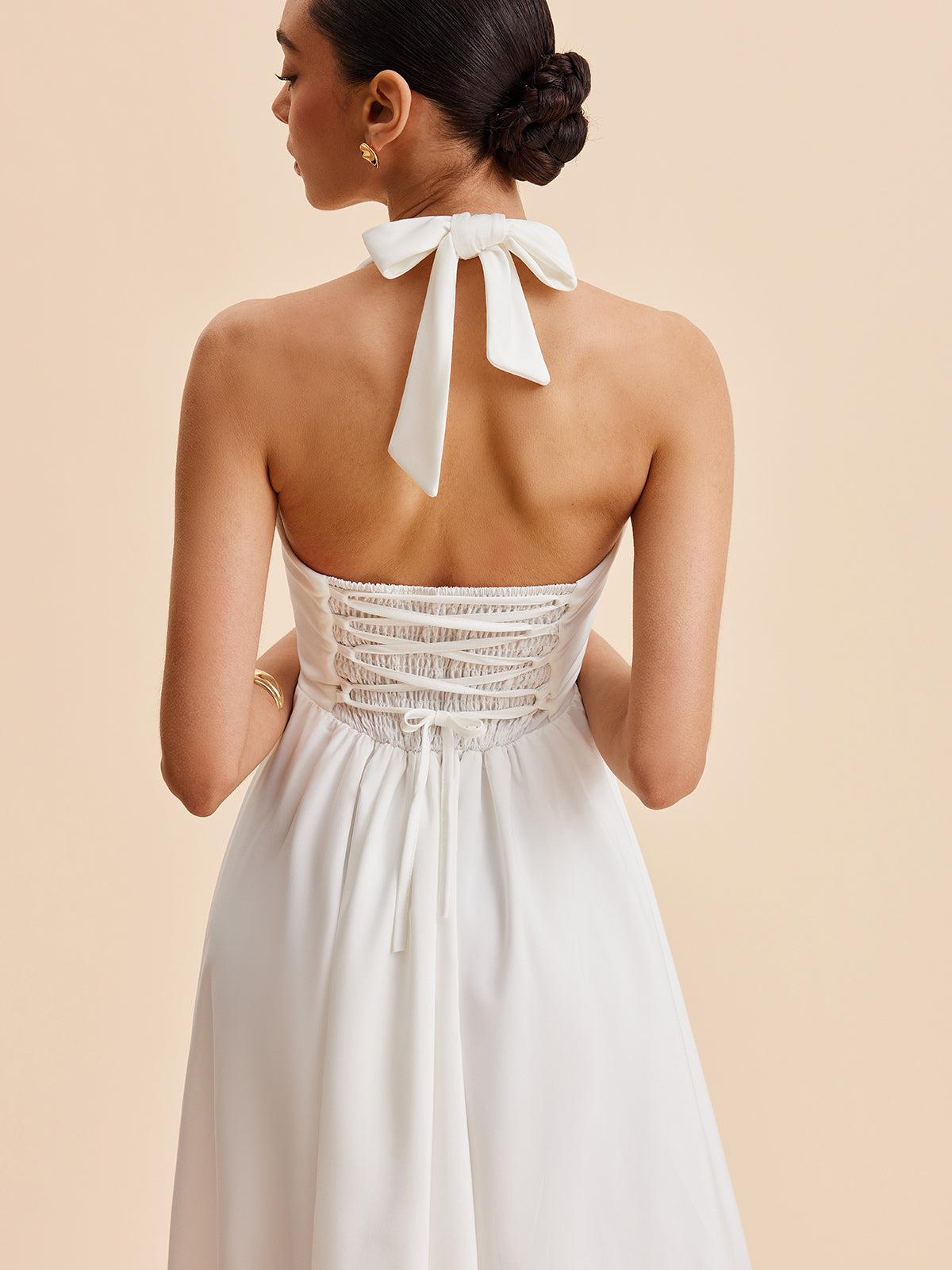 Halter Backless Maxi Dress — Svelte Chic