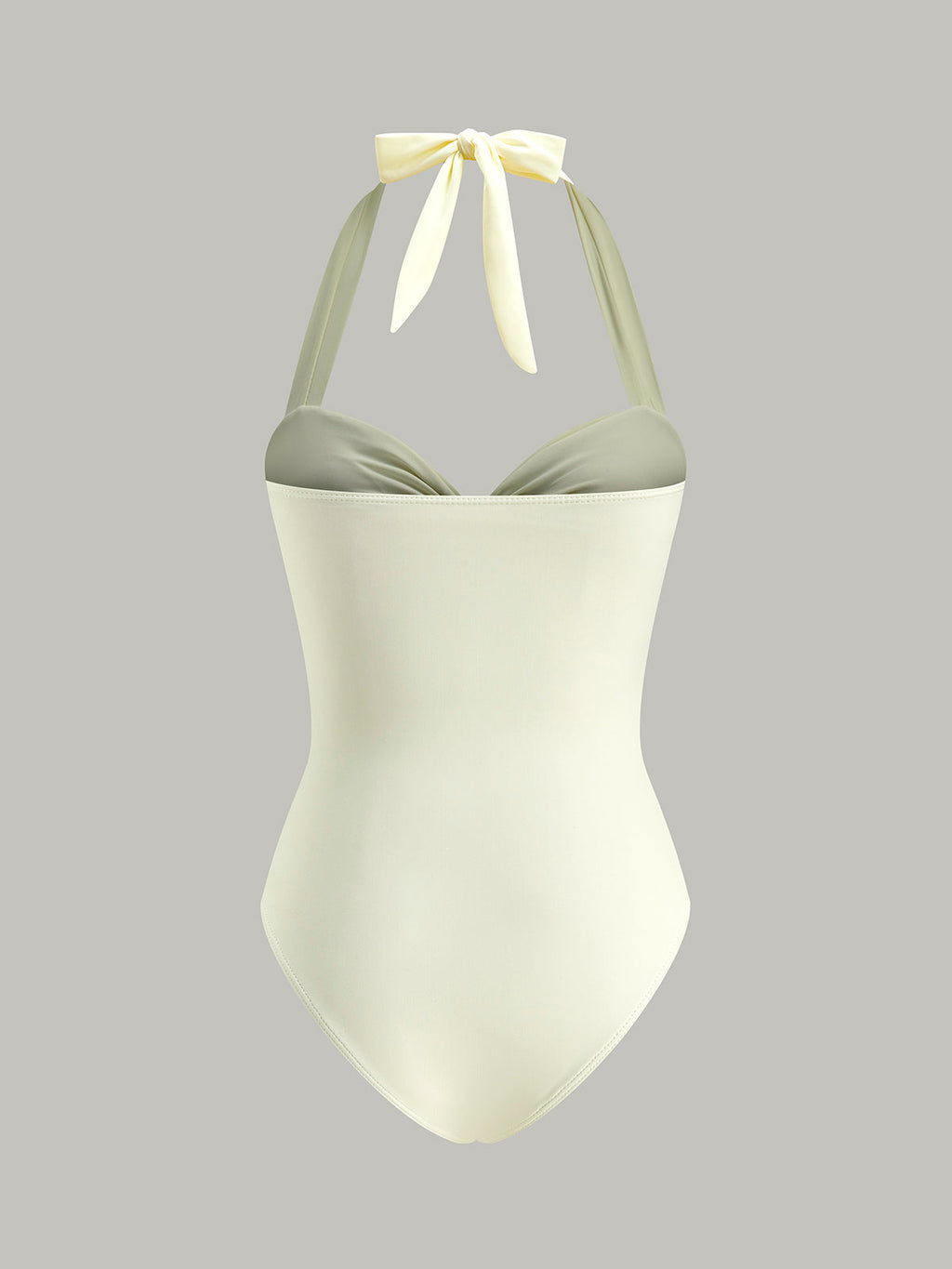Bow Tie Halter Swimsuit — Svelte Chic