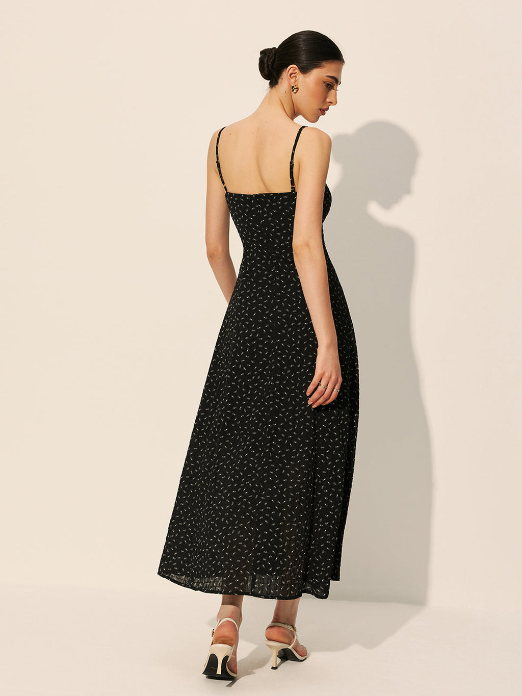 Floral Drawstring Midi Dress — Svelte Chic