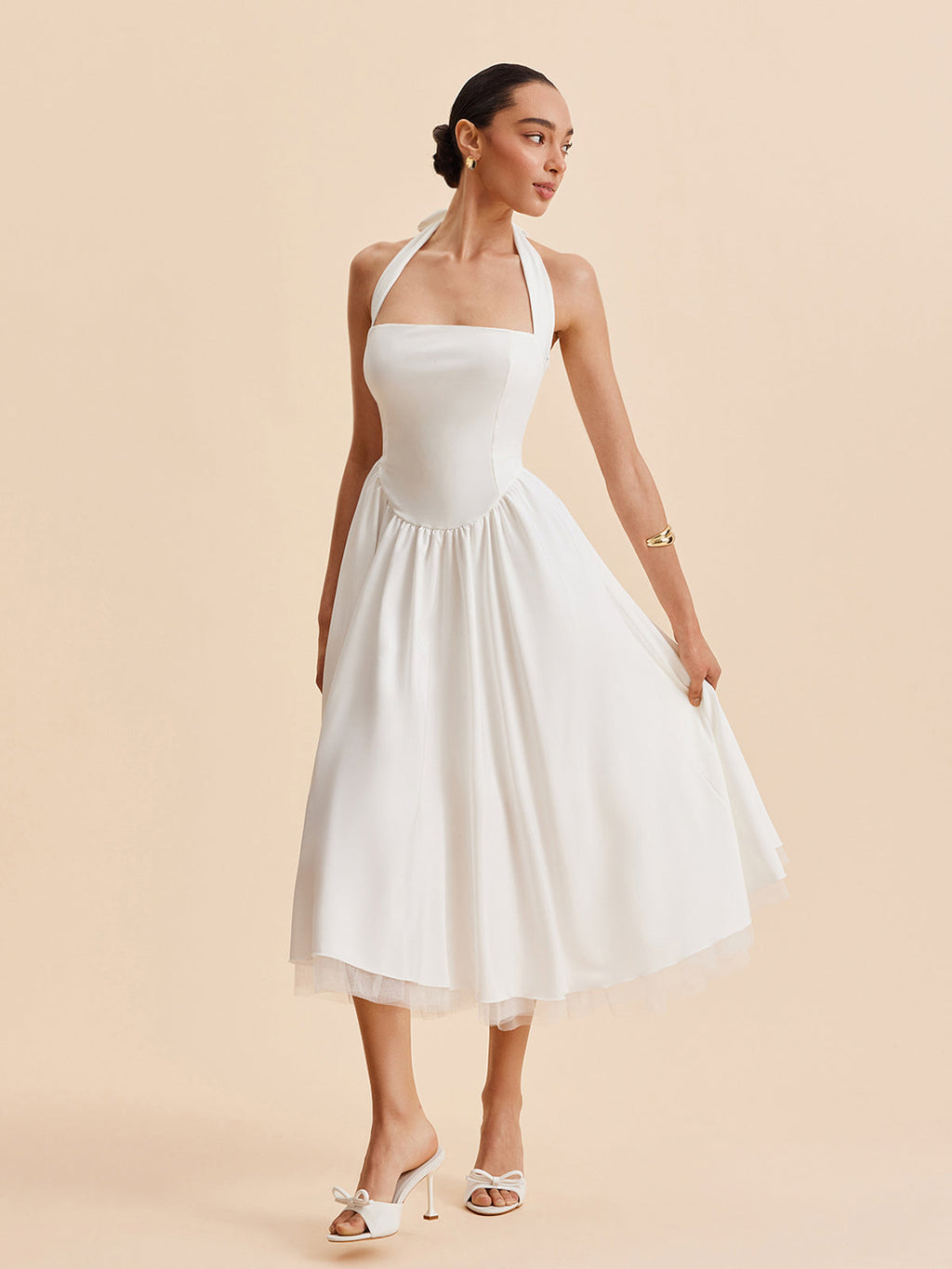 Halter Backless Maxi Dress — Svelte Chic