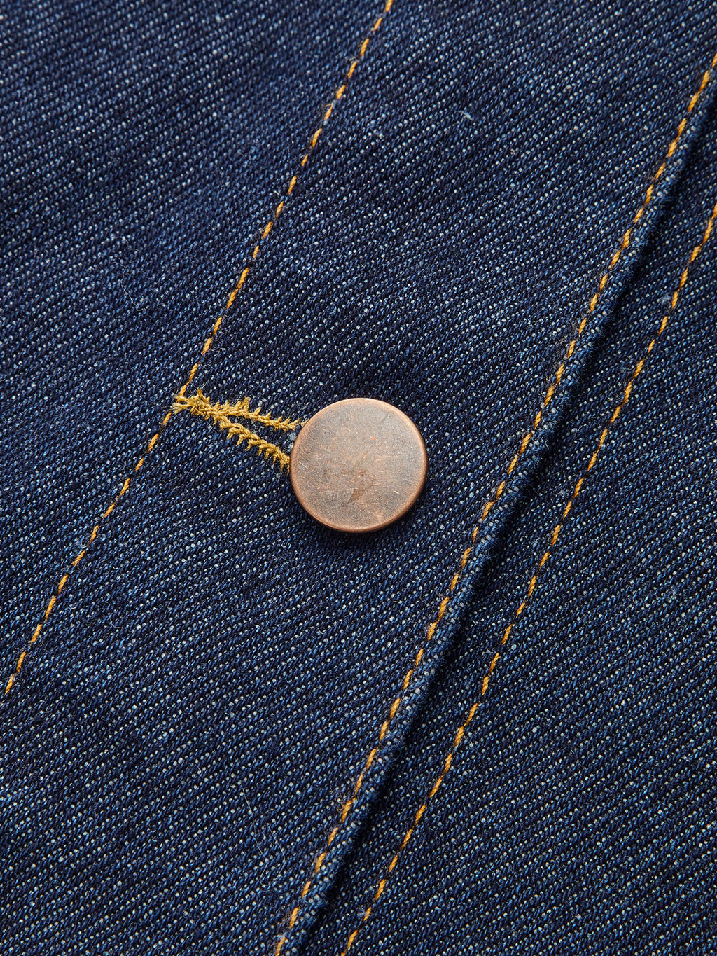 Denim Button Up Sleeveless Vest — Svelte Chic