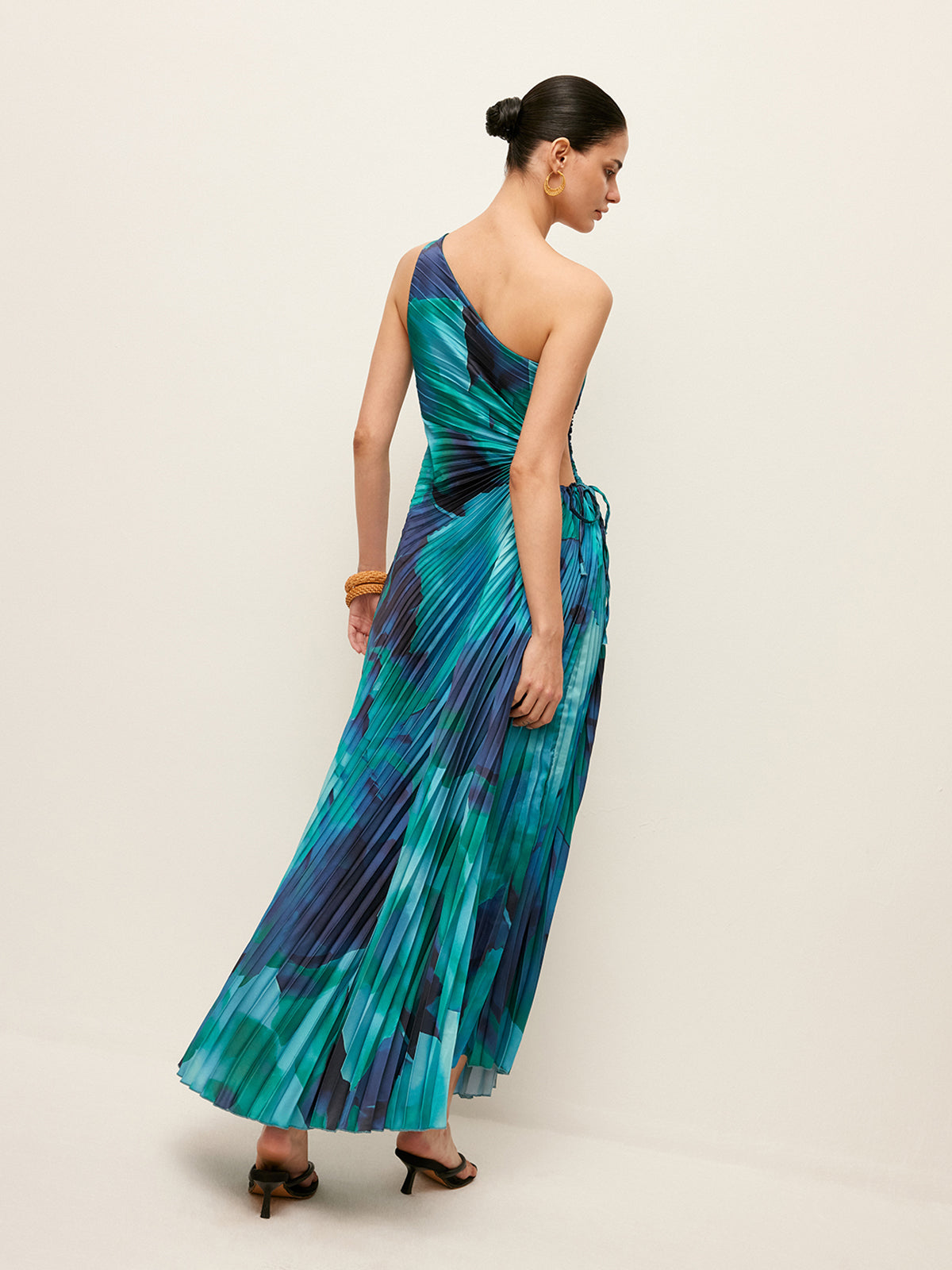 One Shoulder Side Cutout Maxi Dress — Svelte Chic