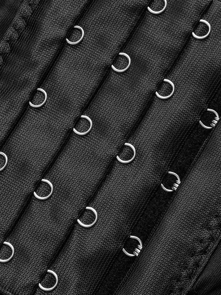 Зашеметяващ 3D флорален корсетен топ