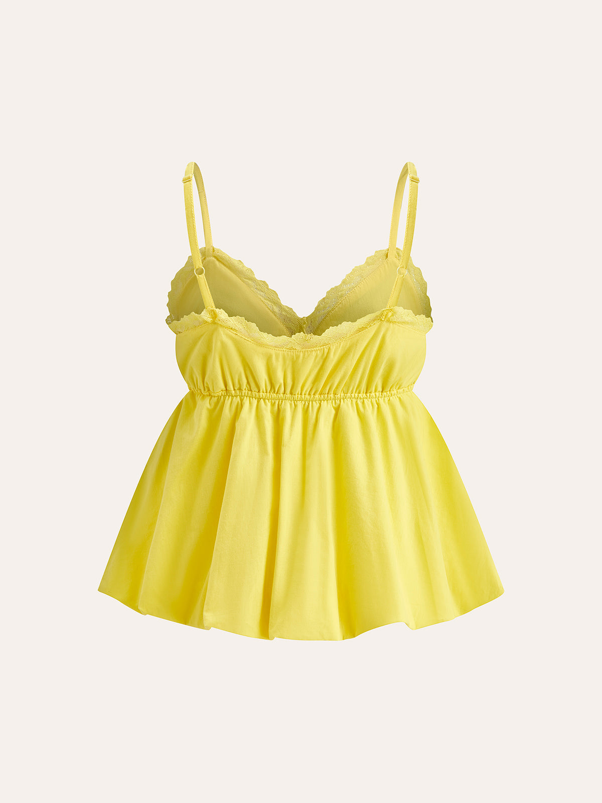 Lace Trim V-Neck Cami Top — Svelte Chic