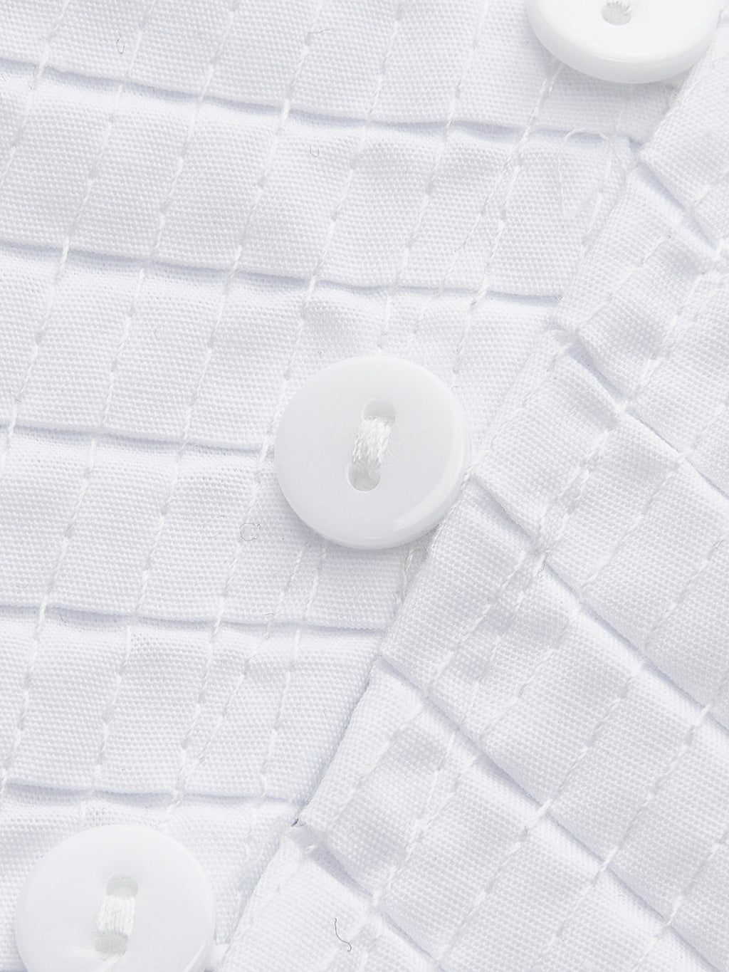 Ruffle V-Neck Button Top — Svelte Chic