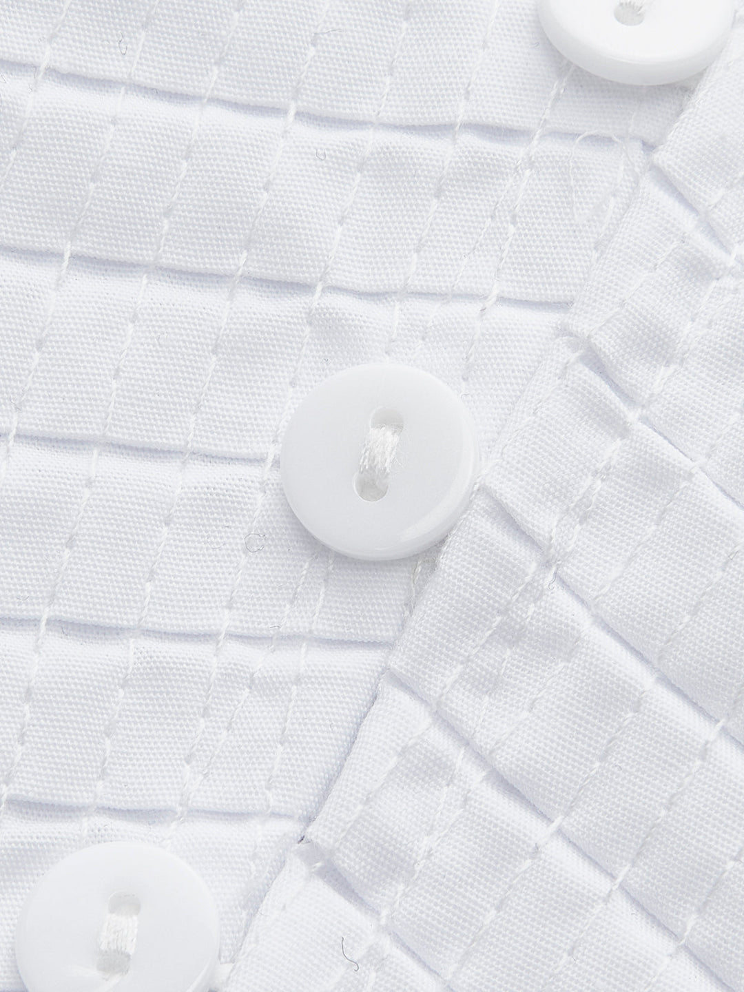 Şık Fırfırlı V Yaka Üst, Şık Düğme Detaylarıyla