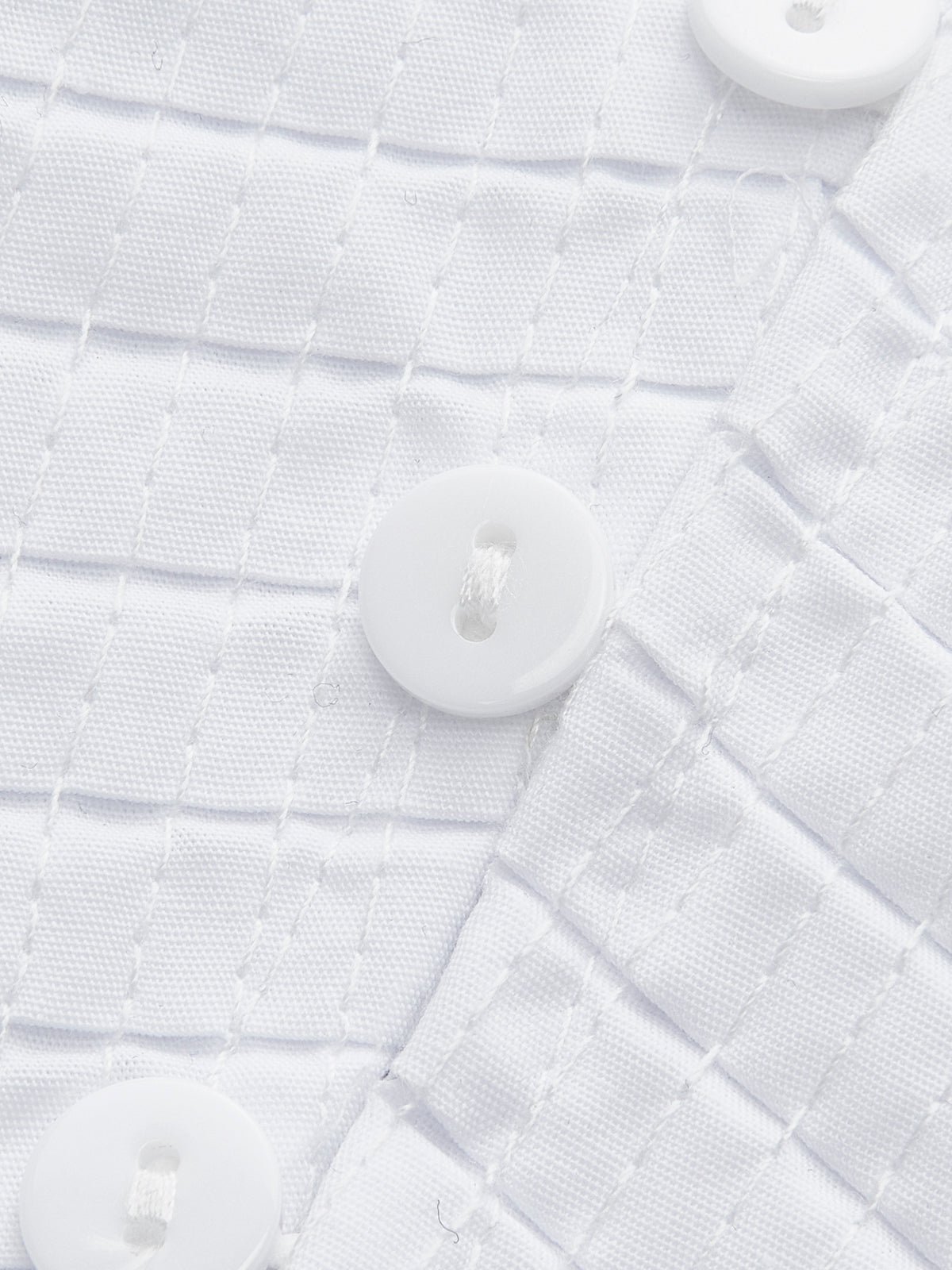 Ruffle V-Neck Button Top — Svelte Chic
