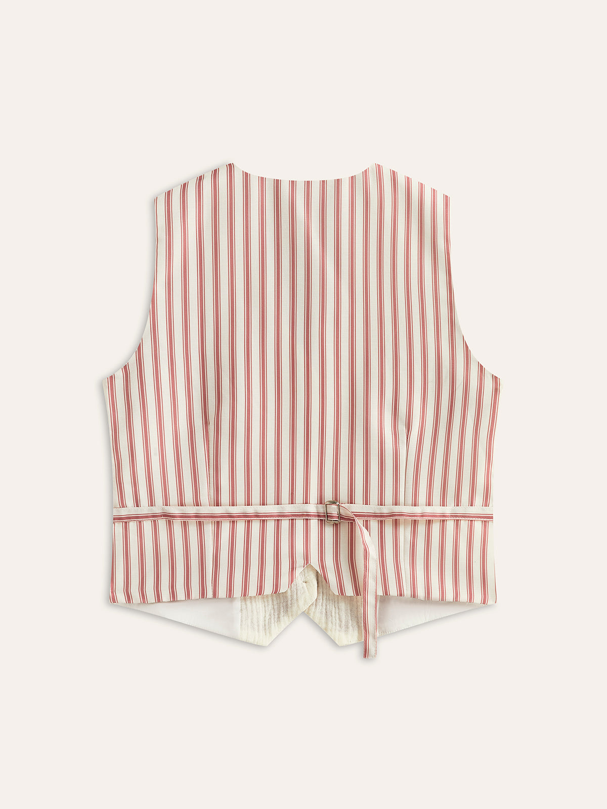 Embroidered Vest with Belted Back — Svelte Chic