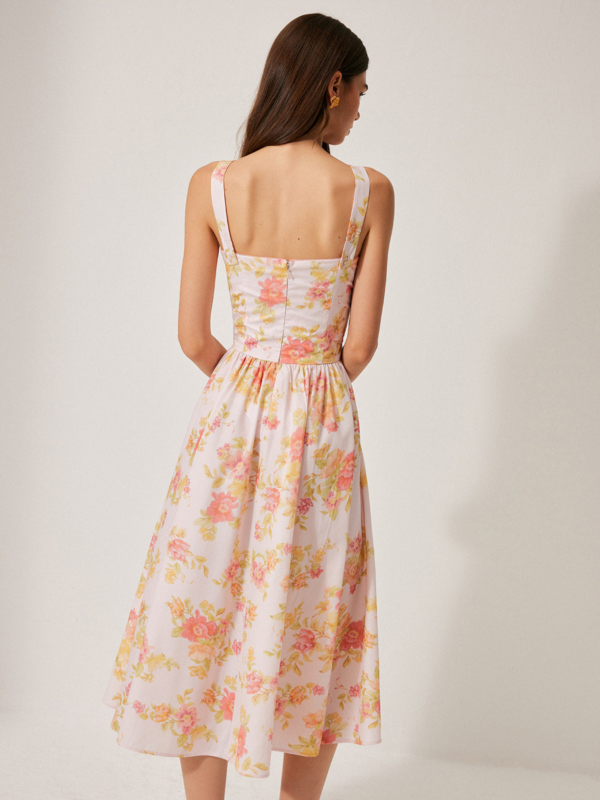 Floral A-Line Dress — Svelte Chic