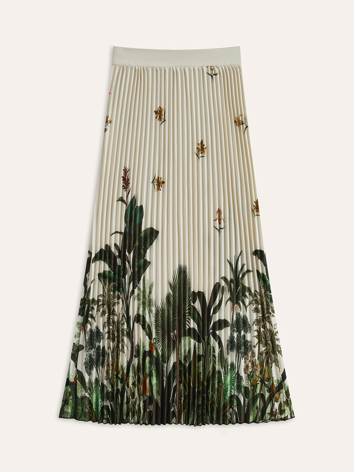 Floral Voile Oversized Maxi Skirt — Svelte Chic