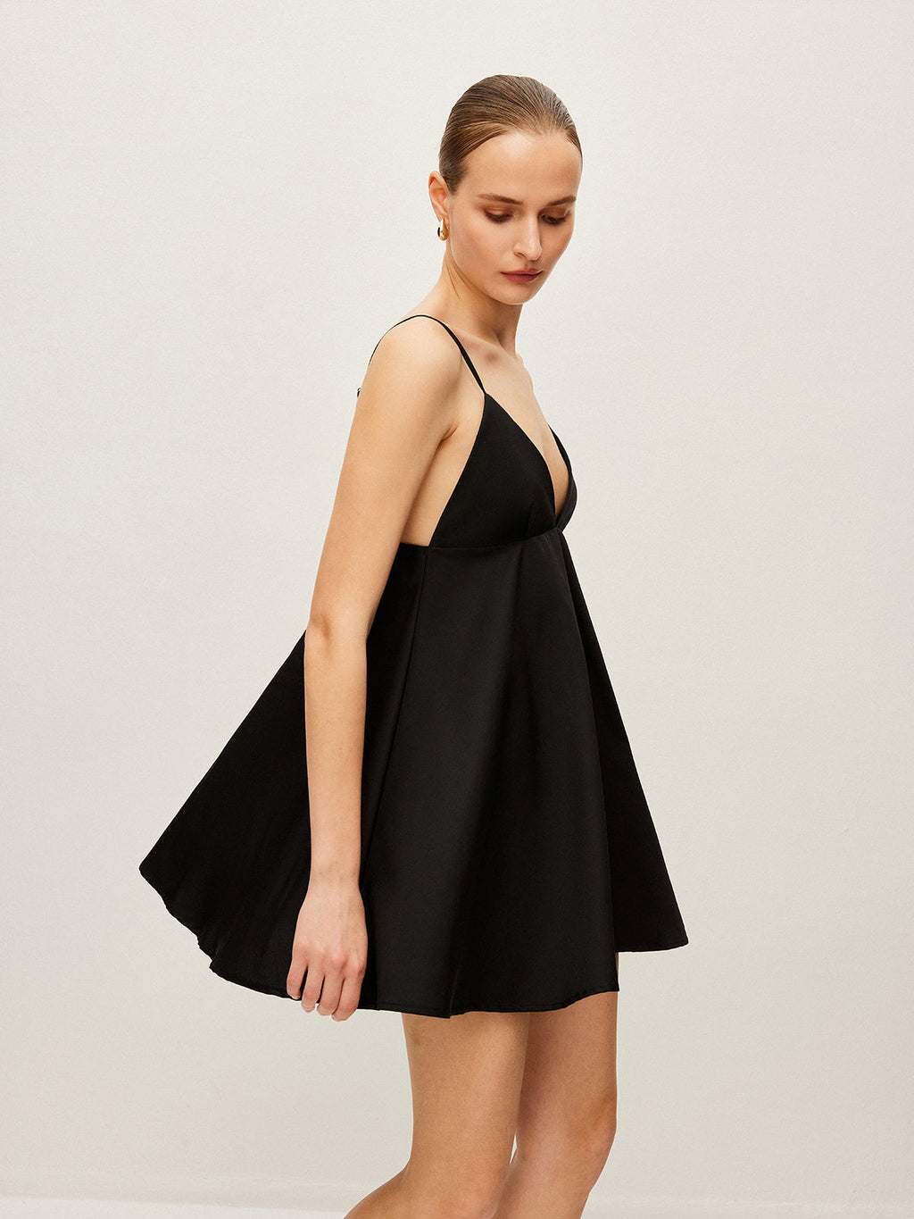V-Neck Backless Cami Mini Dress — Svelte Chic