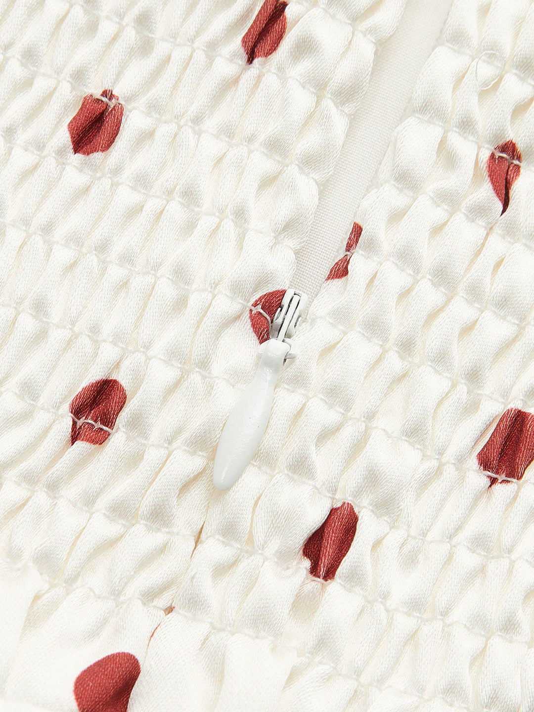 Şık Polka Nokta Askısız Elbise, Zarif Kurdele Detayları ile Donatılmış