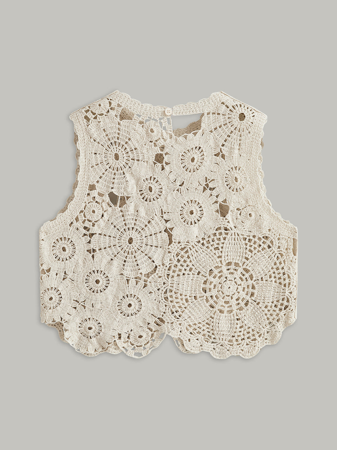 Şık Nakışlı Kroşe Bluz