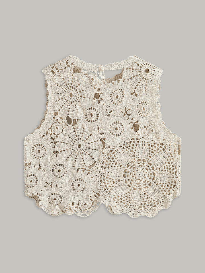 Şık Nakışlı Kroşe Bluz