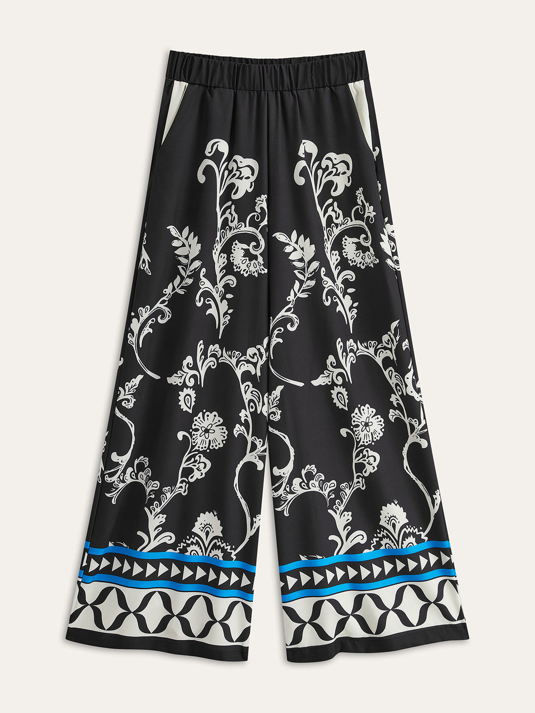 Şık Oversized Baskılı Yaka Takım Elbise Seti