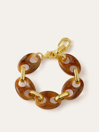 Şık Kaplumbağa Kabuğu Zincir Bilezik