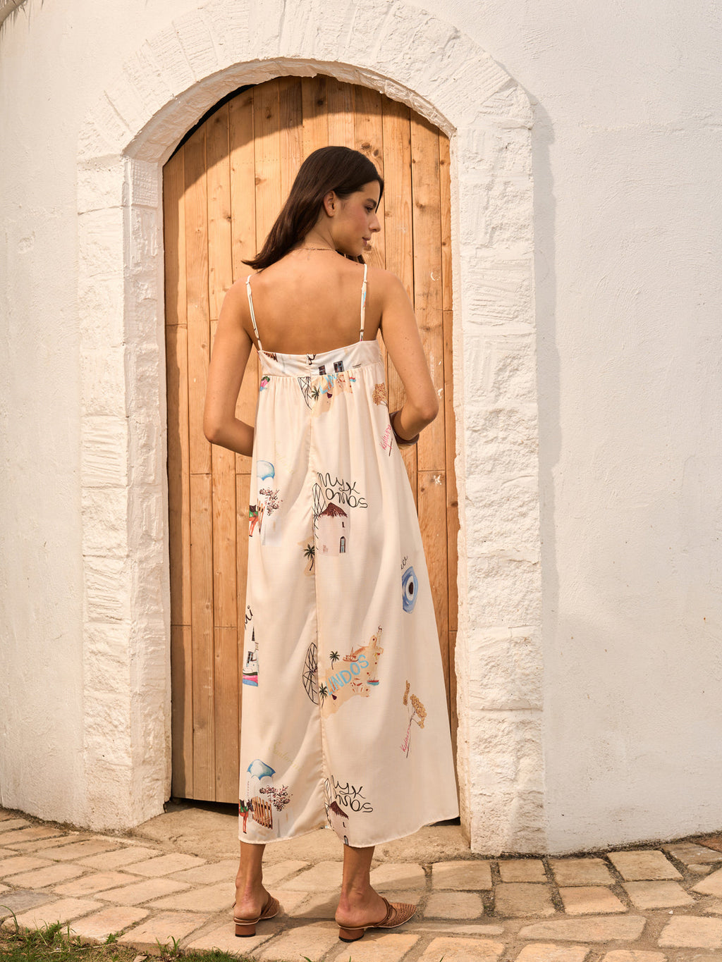 Floral Tie Front Cami Maxi Dress — Svelte Chic