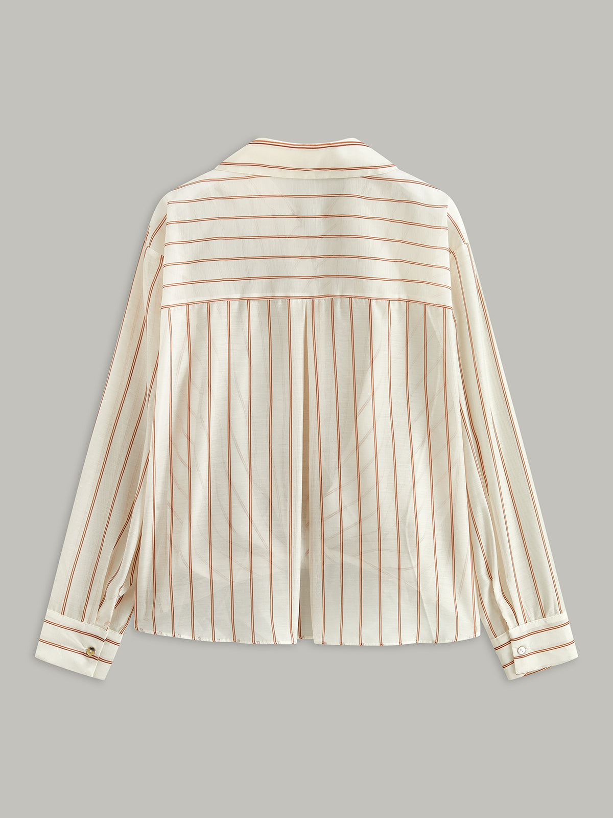 Semi-Sheer Striped Shirt — Svelte Chic