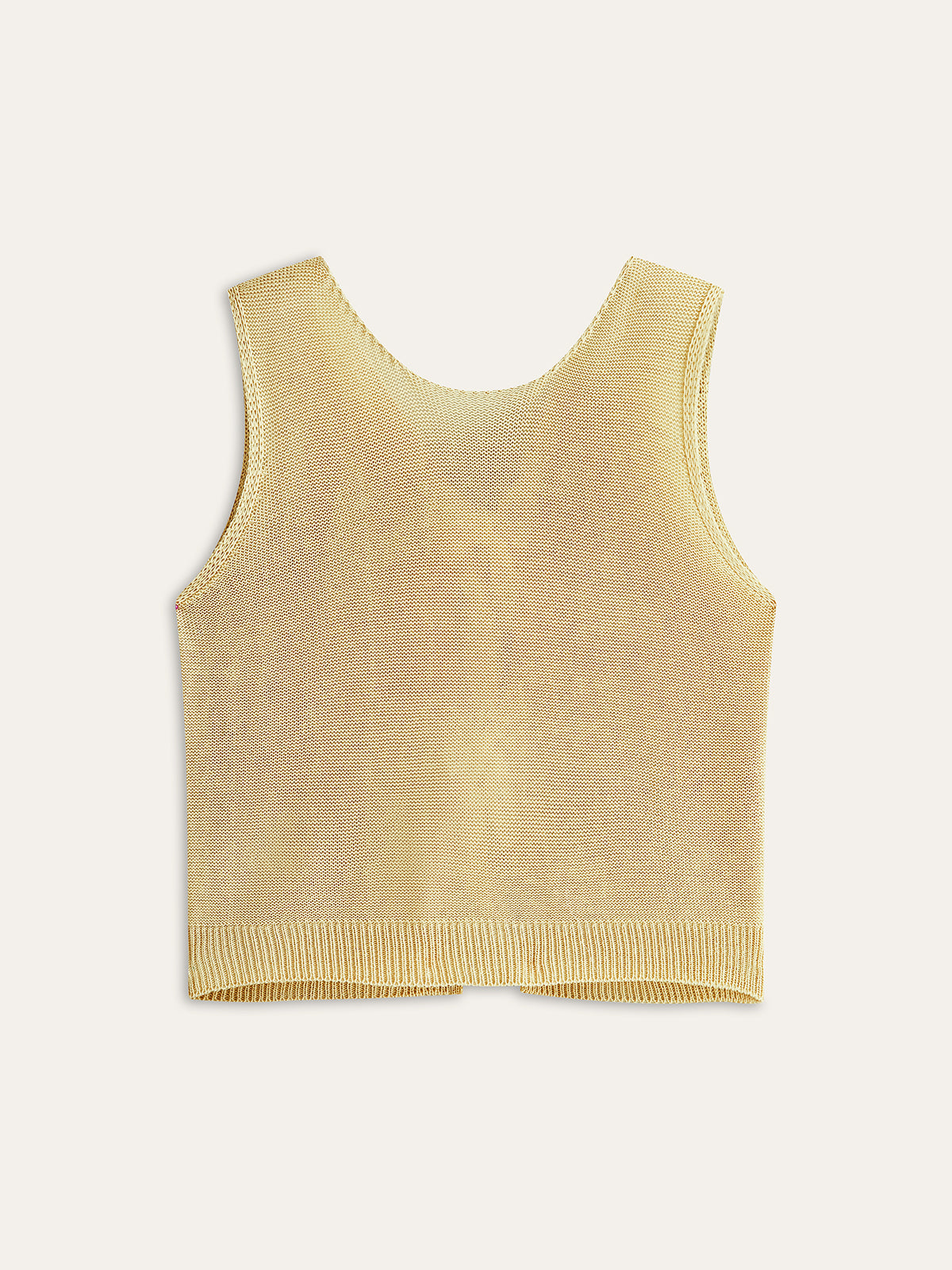 Bow Detail Knit Vest — Svelte Chic