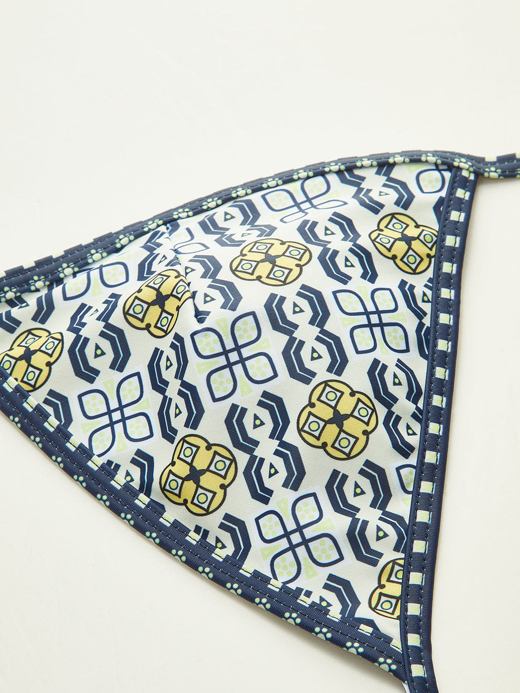 Geometric Print Halter Bikini Set — Svelte Chic