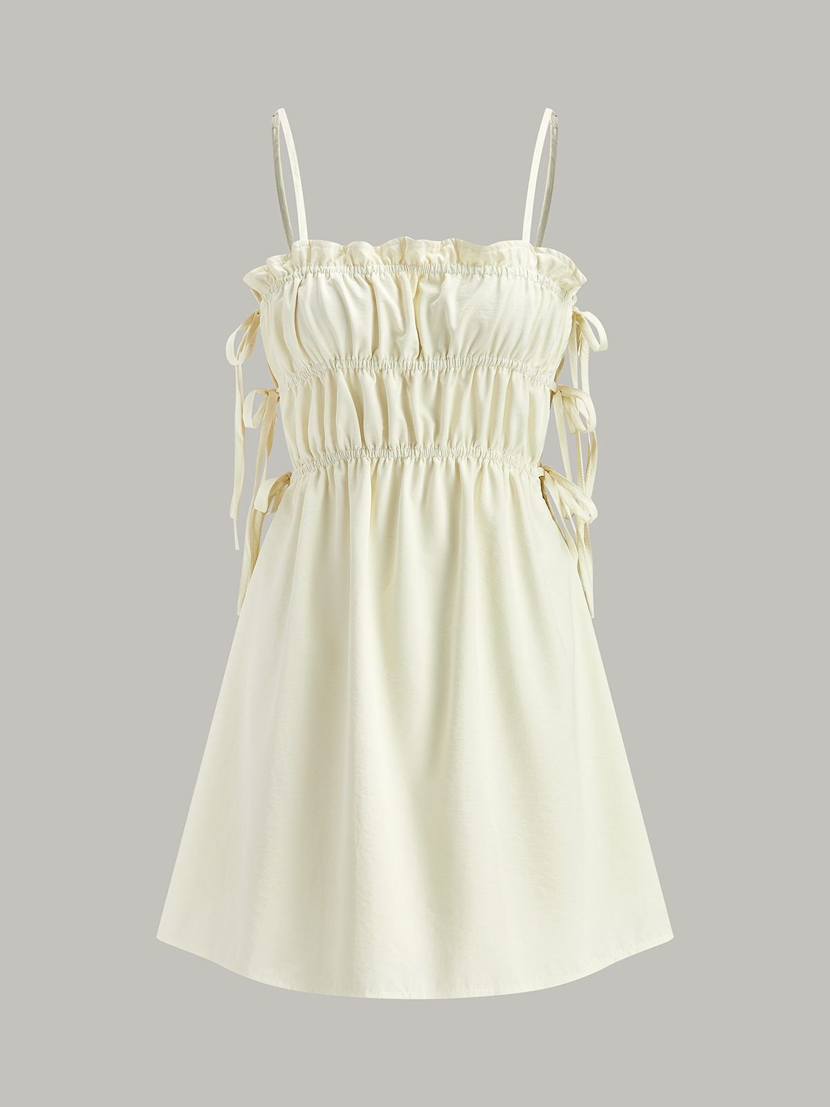 Drawstring Waist Bow Dress — Svelte Chic