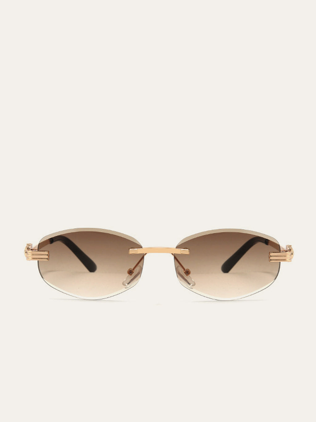 Gradient Lens Gold Frame Sunglasses — Svelte Chic