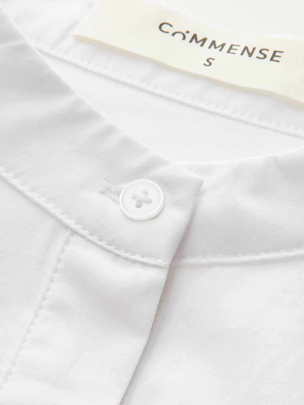 Mandarin Collar Peplum Shirt — Svelte Chic