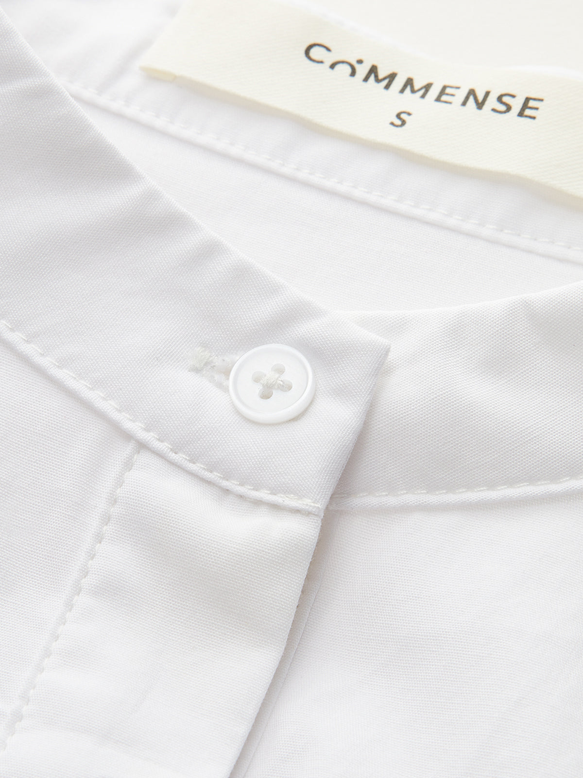 Mandarin Collar Peplum Shirt — Svelte Chic