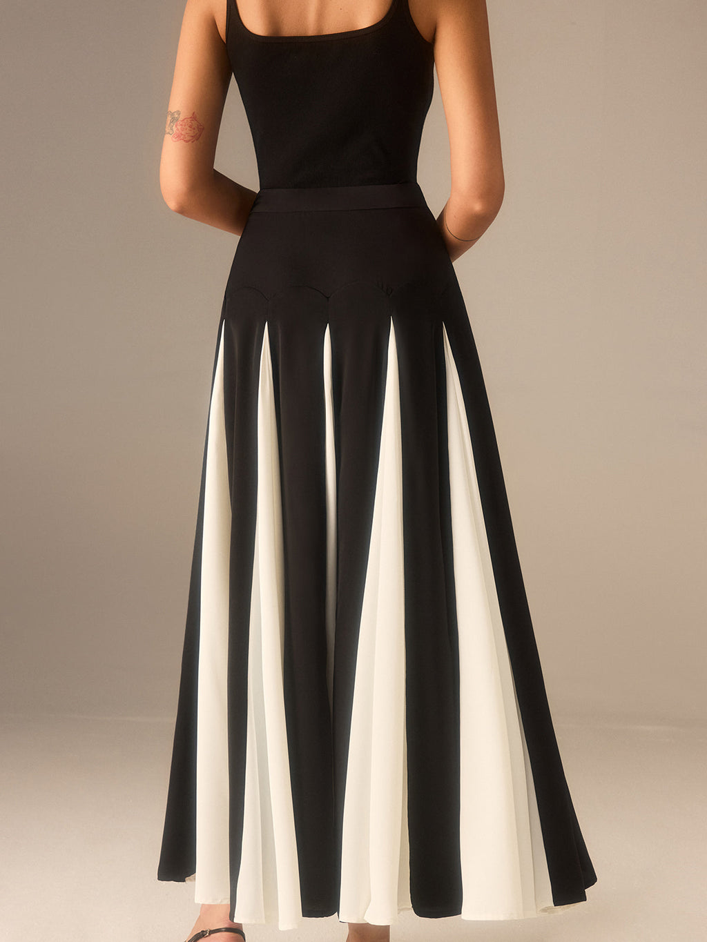 Colour Block Maxi Skirt — Svelte Chic