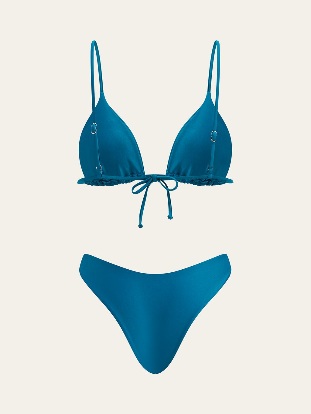 Triangle Bikini Set with Two Bottoms — Svelte Chic
