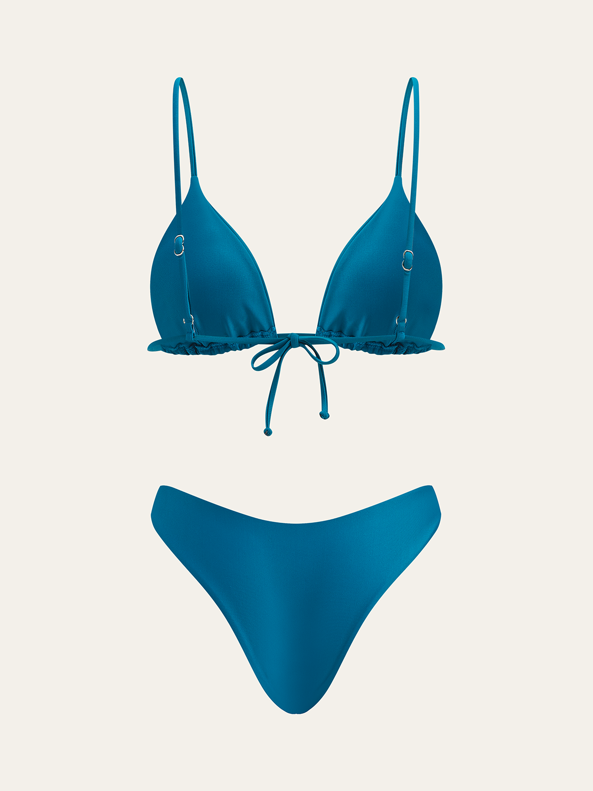 Triangle Bikini Set with Two Bottoms — Svelte Chic