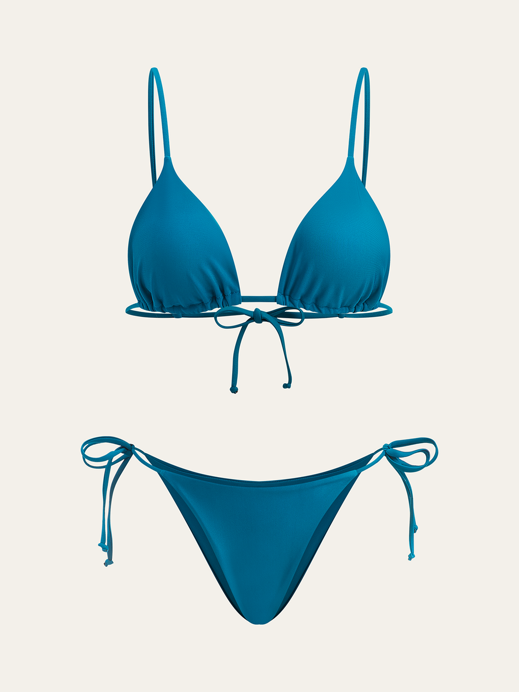 Triangle Bikini Set with Two Bottoms — Svelte Chic