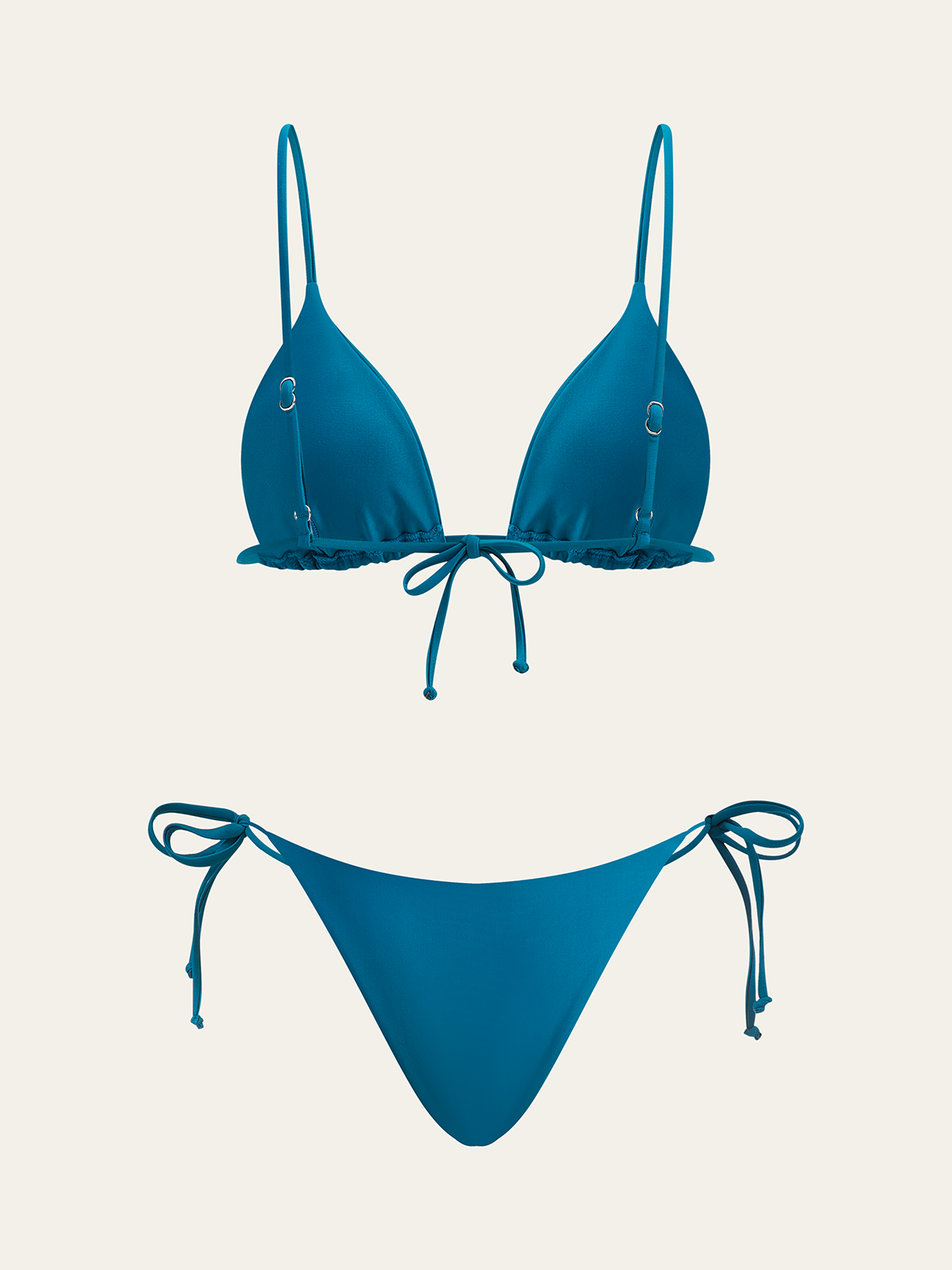 Triangle Bikini Set with Two Bottoms — Svelte Chic