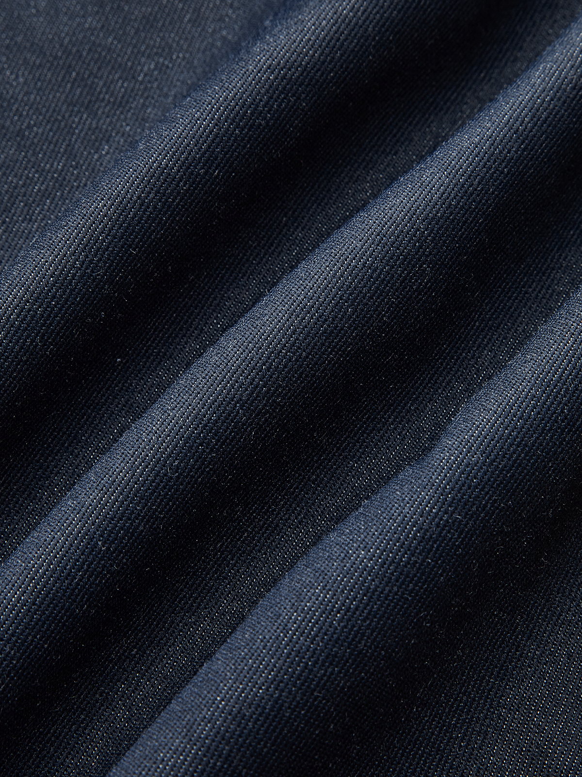Denim V-Neck Ruched Midi Dress — Svelte Chic