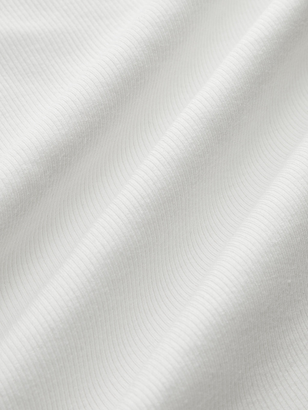 Ribbed Crew Neck Cotton Blend Top — Svelte Chic