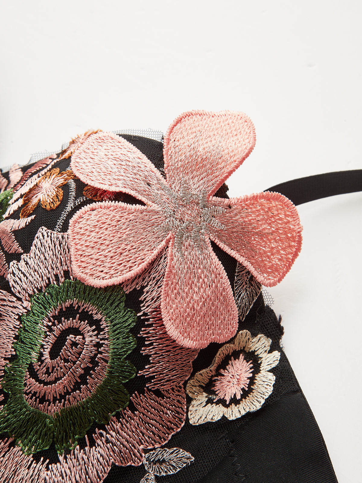 3D Flower Embroidered Corset Top — Svelte Chic