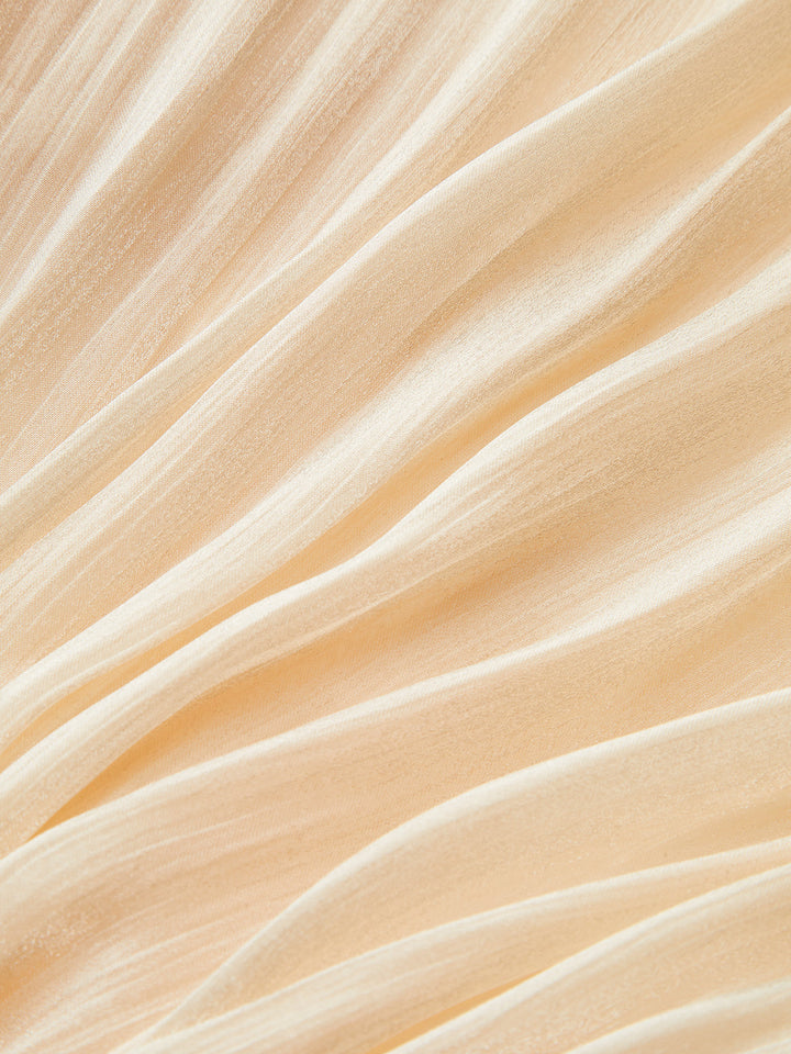 Çok Katlı Drape Mini Elbise