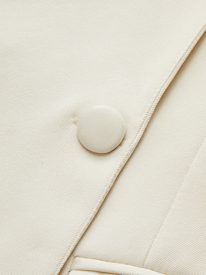 Uzun Kollu Kuşaklı Blazer