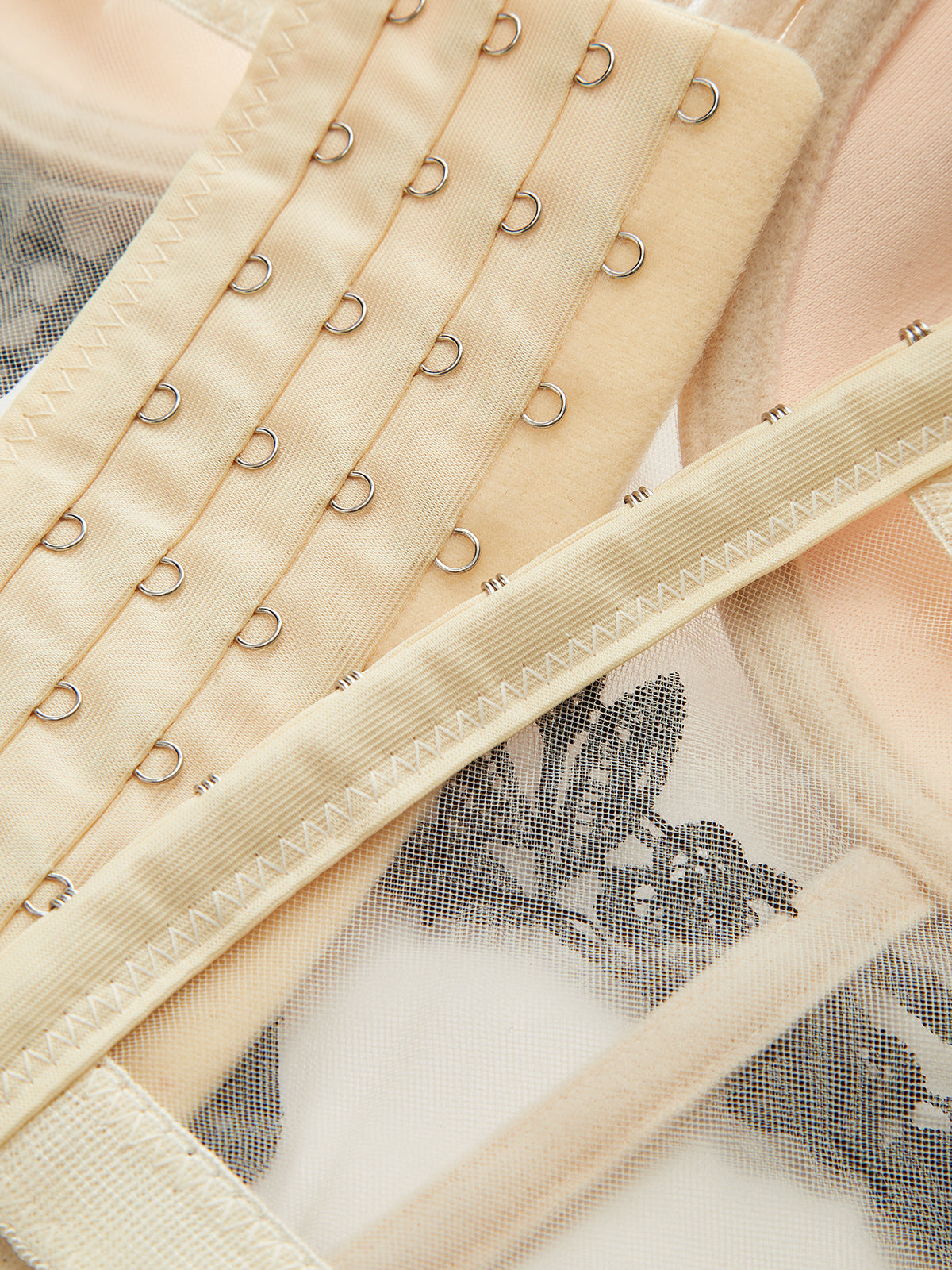 Floral Embroidered Mesh Corset Top — Svelte Chic