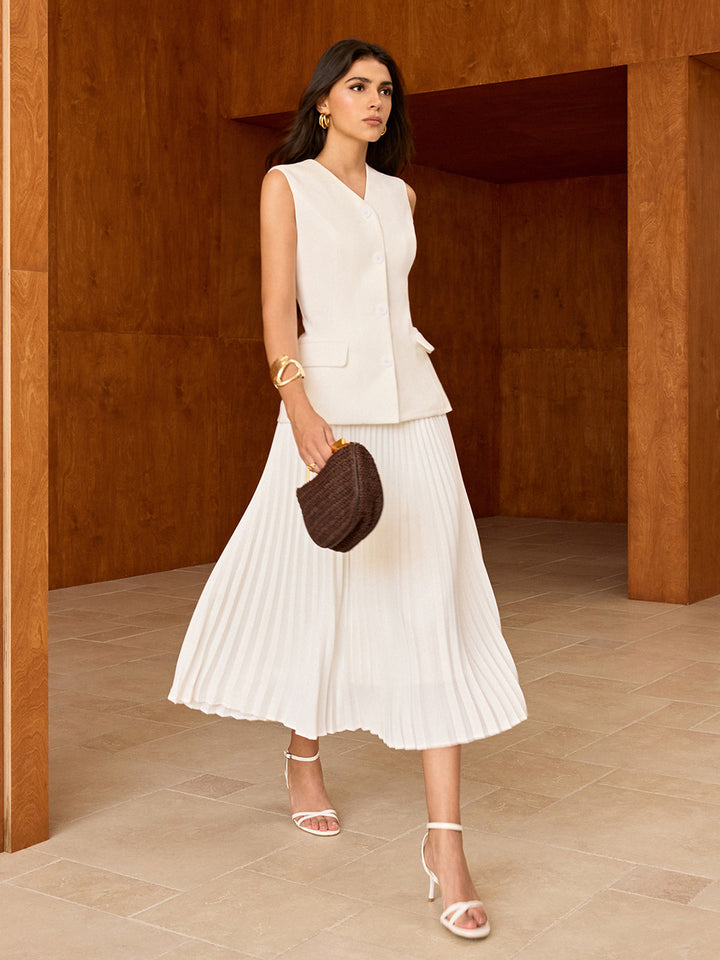 Askısız Düğmeli Yelek