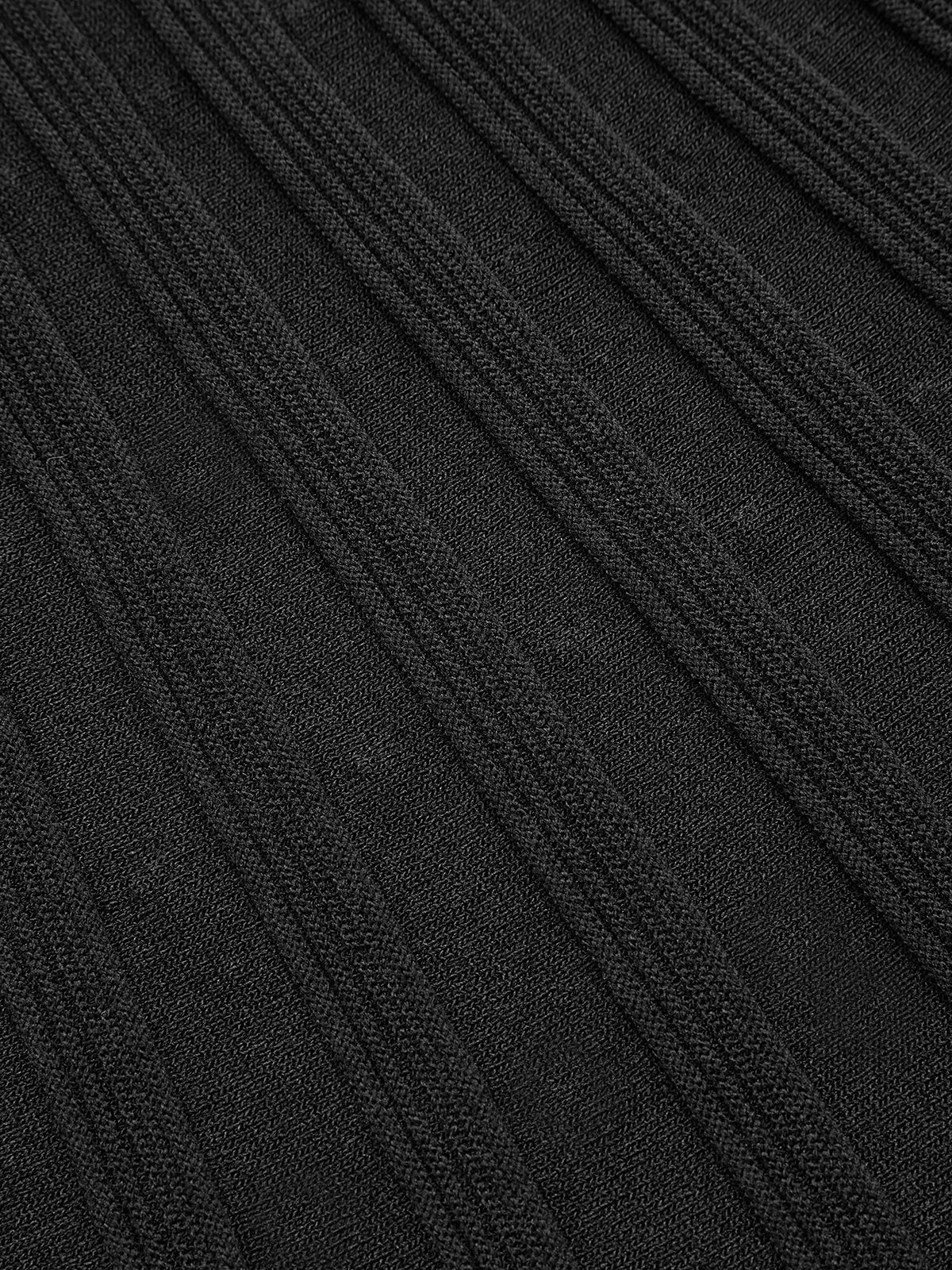 Knot Neck A-Line Knit Dress — Svelte Chic
