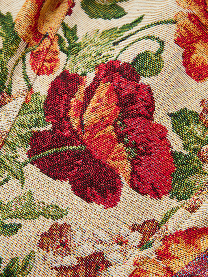 Çiçek İşlemeli Askılı Korsaj Bluz