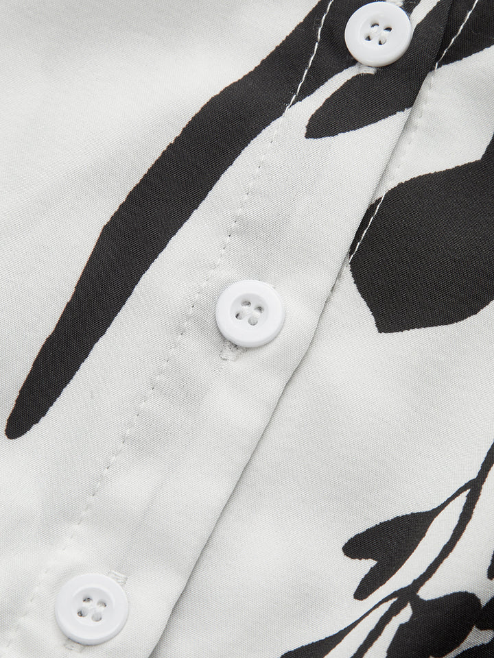 Макси рокля с флорален принт и колан с воланчета