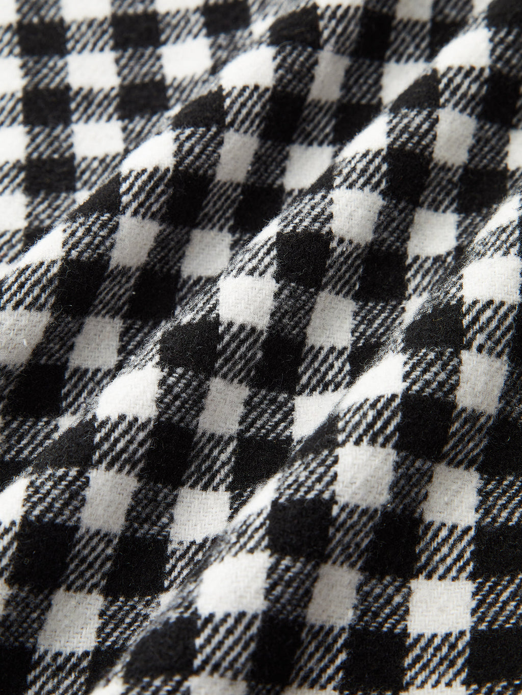 Belted Check Collar Jacket — Svelte Chic