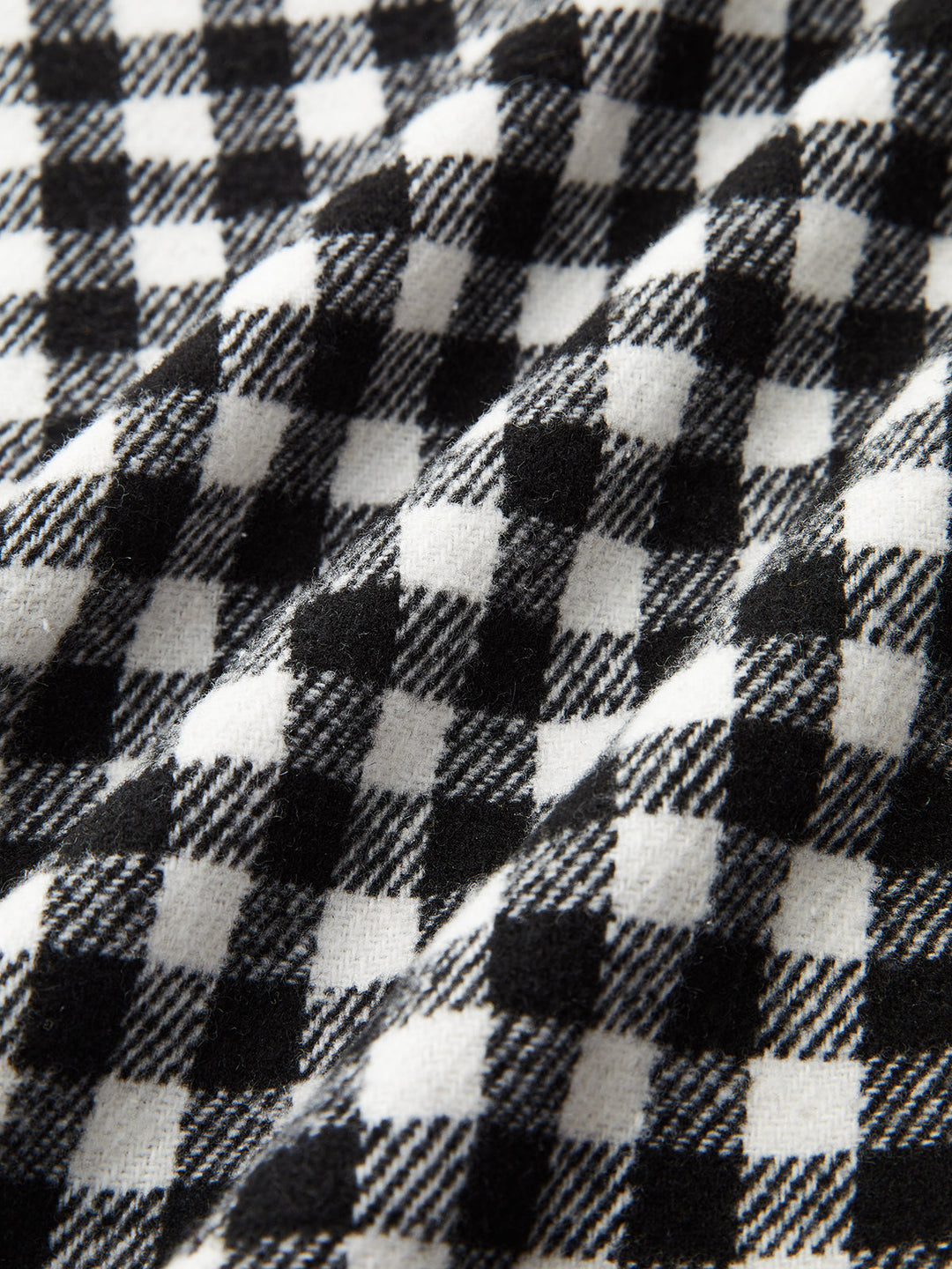 Kemerli Kareli Yaka Ceket