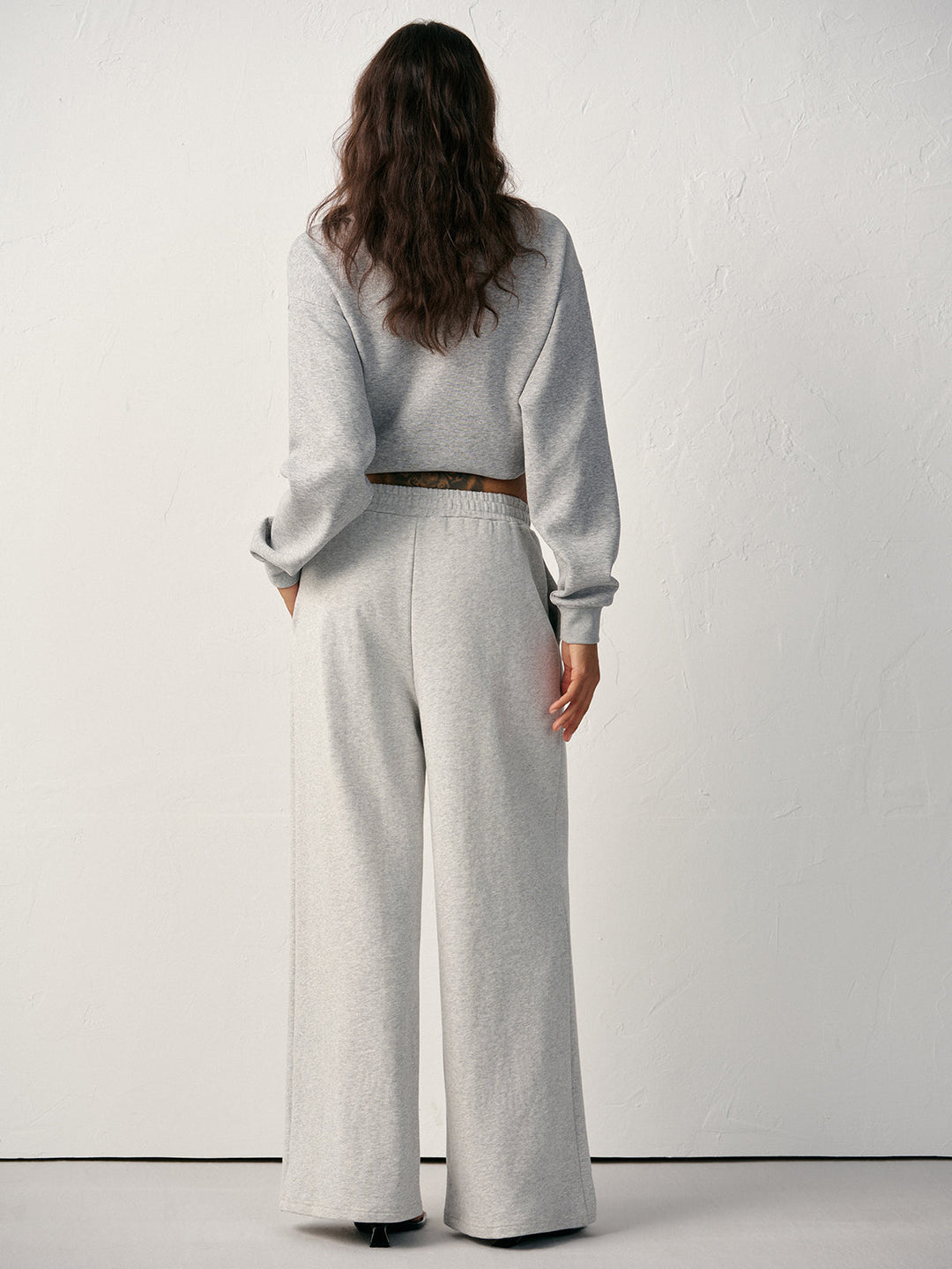 Pamuk Karışımlı Düz Kesim Eşofman