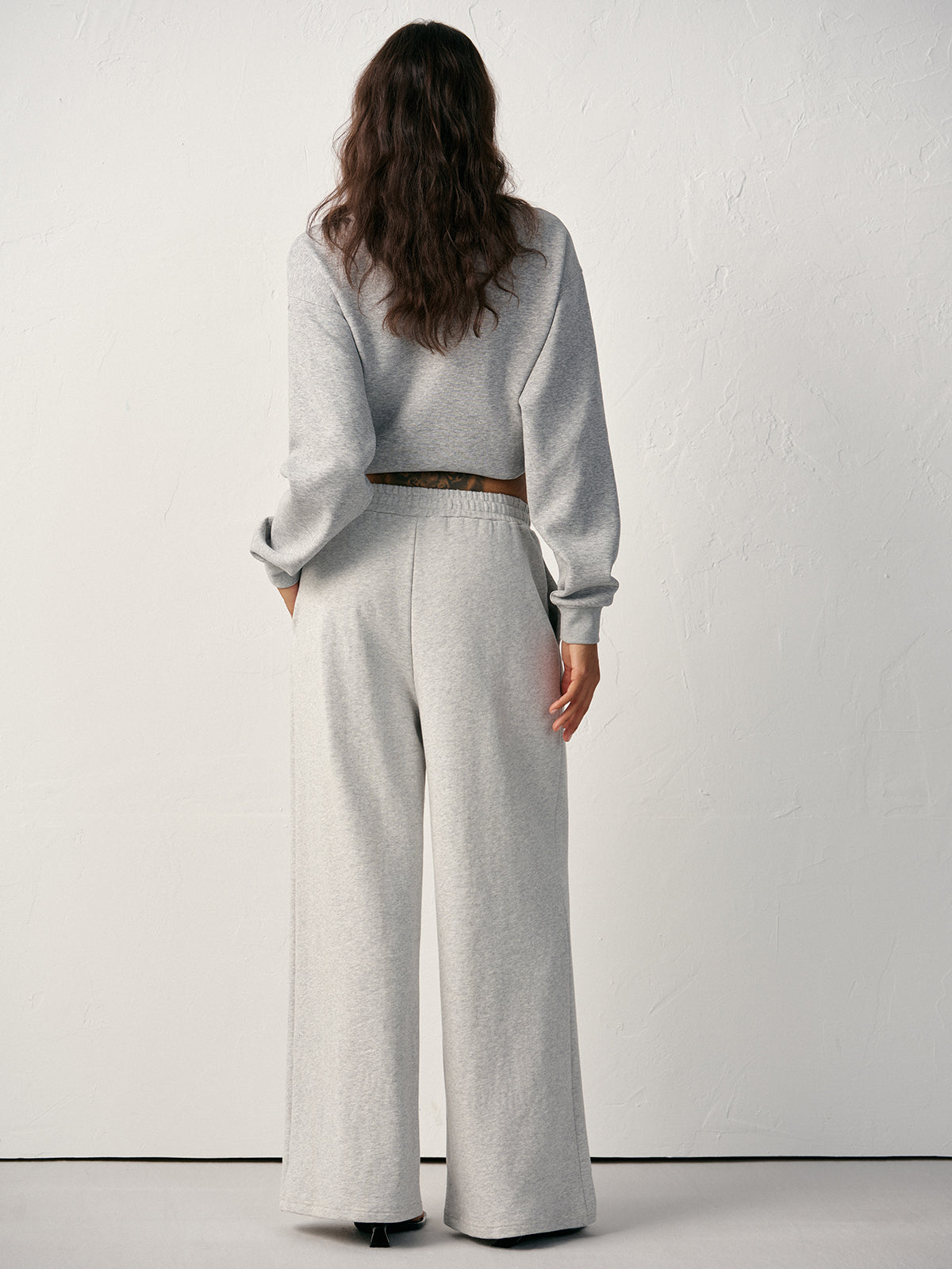 Cotton Blend Straight Leg Joggers — Svelte Chic
