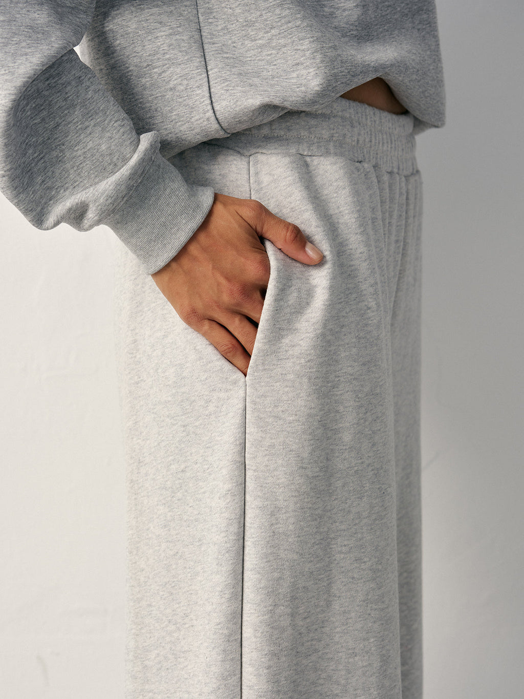 Cotton Blend Straight Leg Joggers — Svelte Chic