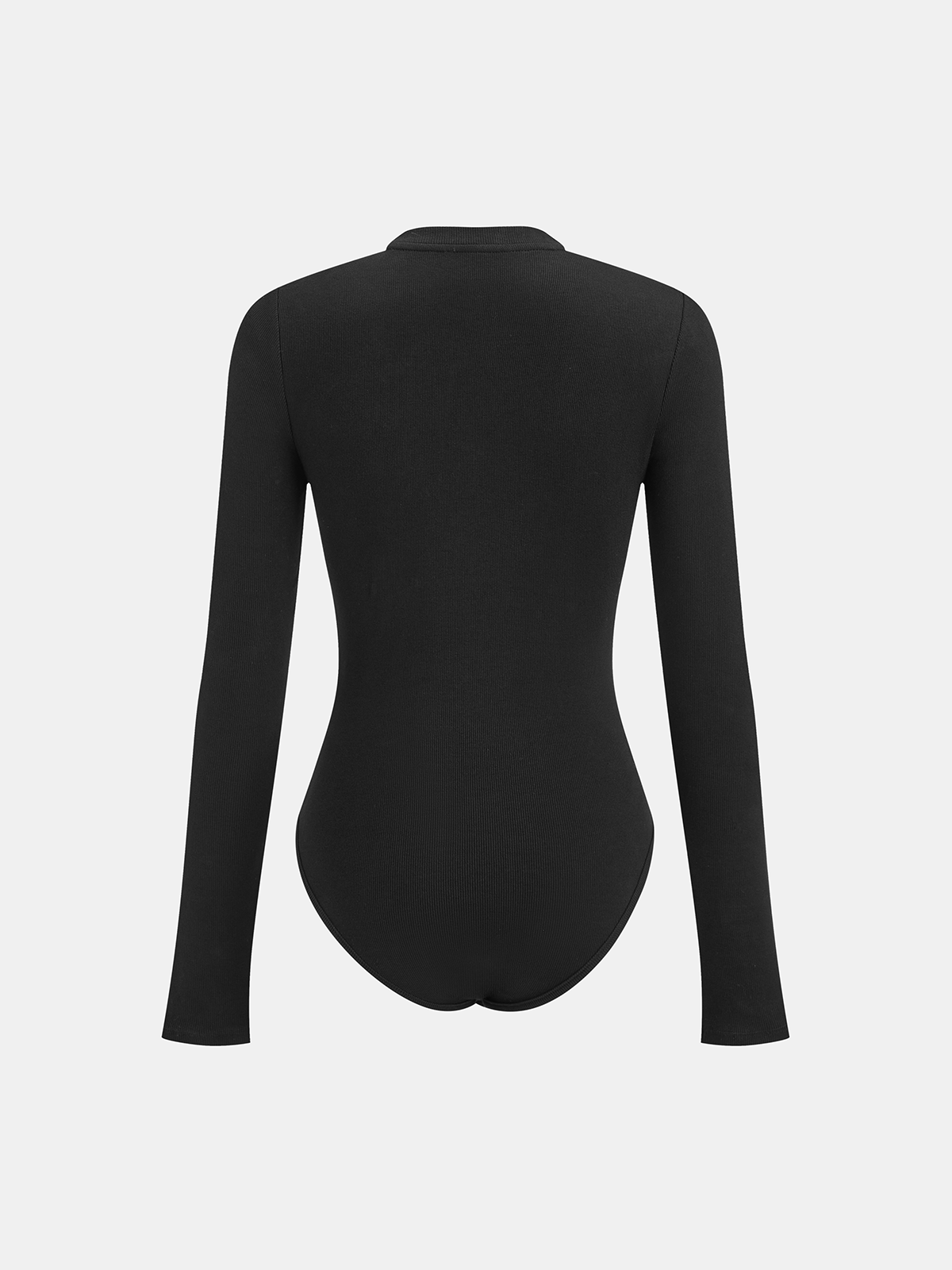Embroidered Ribbed Bodysuit — Svelte Chic