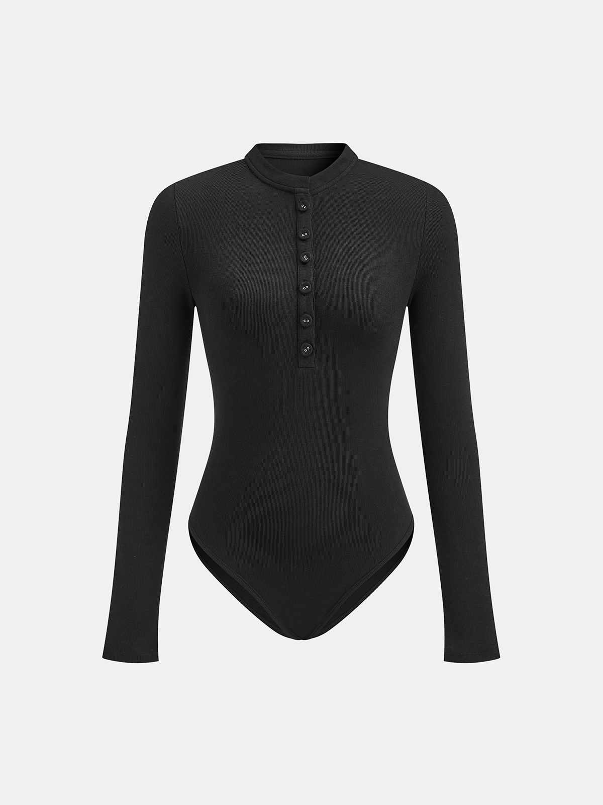 Embroidered Ribbed Bodysuit — Svelte Chic